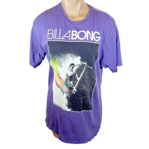 Late Y2K Billabong Graphic Tee Shirt Surf Skate Streetwear Hip Hop Casual M READ